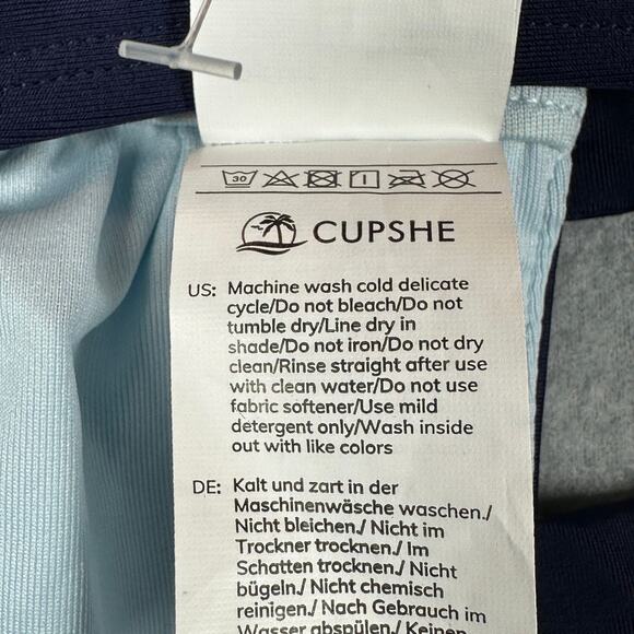 Cupshe Women's Medium Navy Blue Swimsuit - Picture 10 of 13